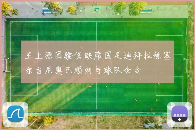 王上源因腰伤缺席国足迪拜拉练塞尔吉尼奥已顺利与球队会合